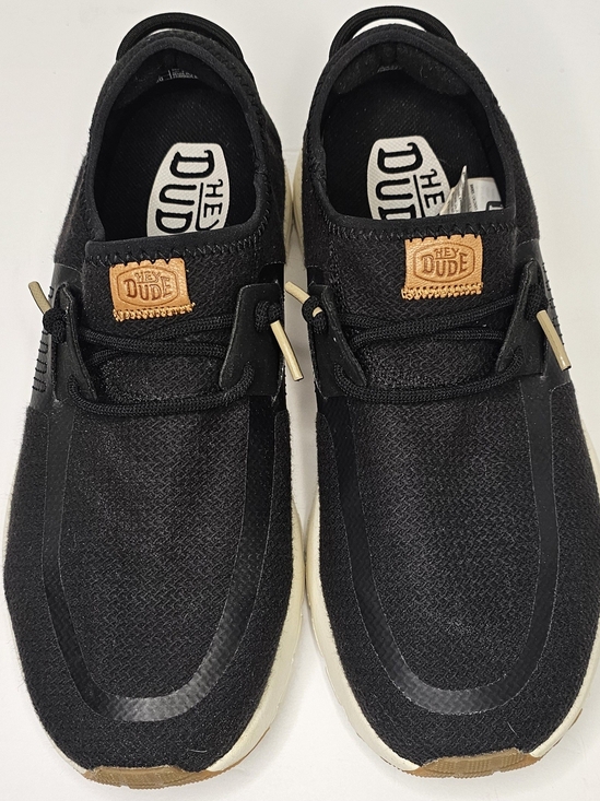 Hey Dude Shoes - Hey Dude Women's size 7 Shoes Sirocco W Neutrals Black Slip on Sneakers